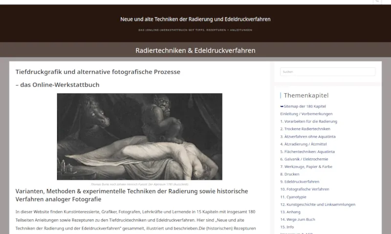 Buch Radierung + Edeldruckverfahren